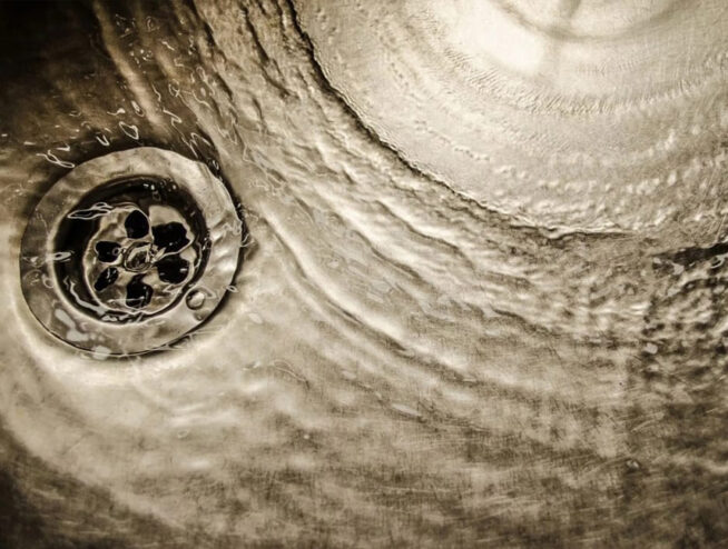 sink drain water