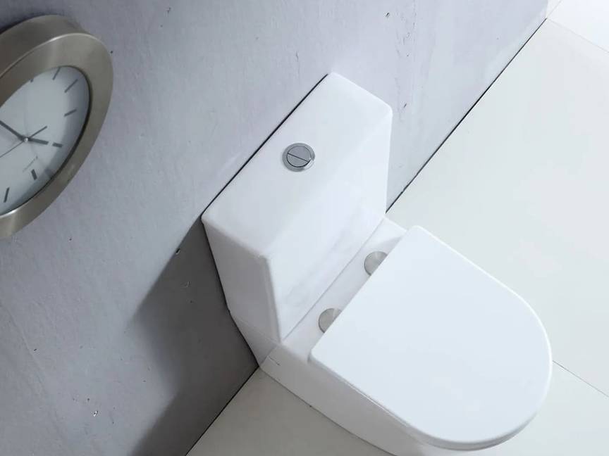 white bathroom toilet