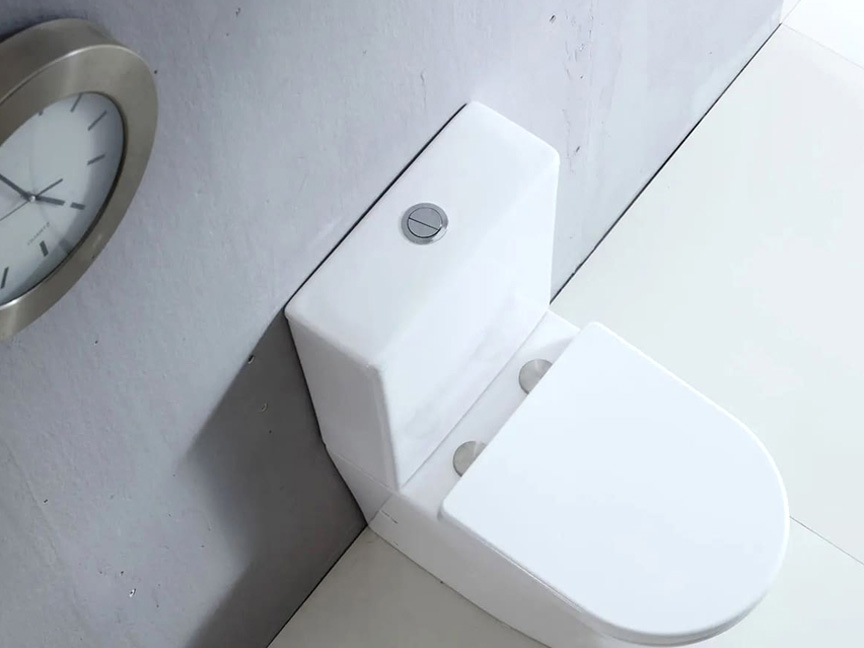 white bathroom toilet